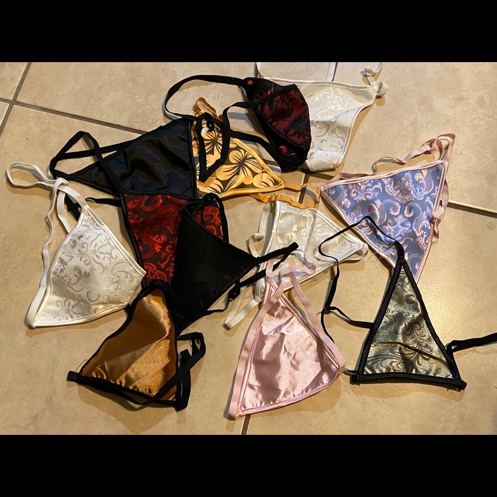 Bundle g-strings thongs lot 12 L-XL